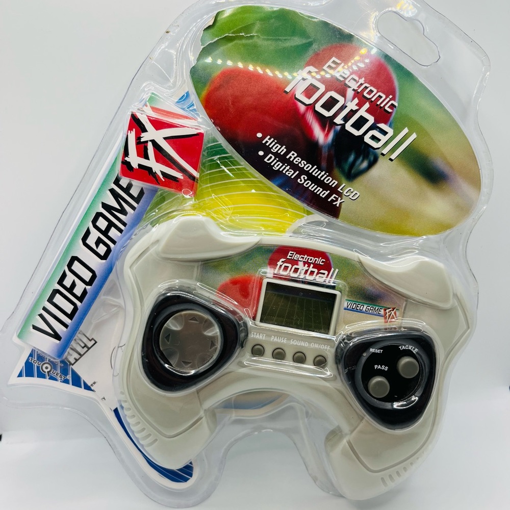 Toy Quest Electronic Football FX High Resolution LCD Digital Sound FX Sealed.